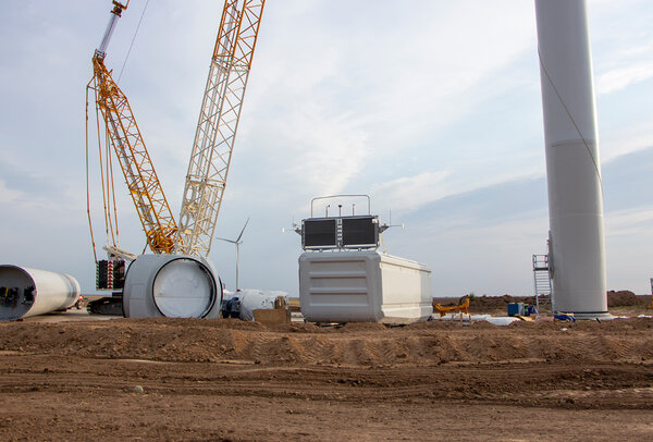 Turbine installation site